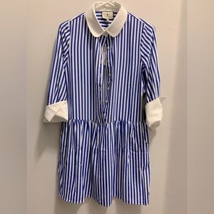 Tuckernuck Blue Stripe Hayes Dress XS NWT